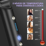 Escova Alisadora De Cabelo Elétrica Bivolt, Alisa, Hidrata, Modela, Alinha e Anti Frizz