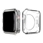 Capa Case Bumper (Aberto) com Abertura na Tela para Apple Watch Silicone Smartwatch Apple Watch Iwo 12 13 HW12 HW16 X8 X7  38/40/41mm 42/44/45MMmm- Não Amarela - Imagem 9