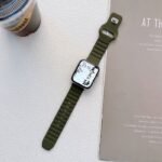 Pulseira De Silicone Para Relógio Apple Watch Band Ultra 49mm 46mm 45mm 41mm 44 40 42 38mm iwatch Serise Sport Bracelet - Imagem 3