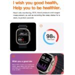 Nova T800 Ultra 2 Série 8 Relógio Ultra Smart Watch Esportivo Sem Fio À Prova D'água + pulseira - Imagem 6