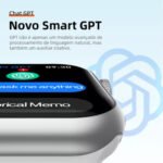 Relógio Inteligente Smartwatch Hw X Mini Amoled com 7 Pulseiras Lançamento - Imagem 6