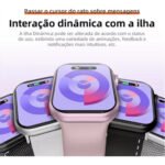 Relógio Inteligente Smartwatch Hw X Mini Amoled com 7 Pulseiras Lançamento - Imagem 5