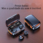 M10/E6S Fone De Ouvido Bluetooth 5.1 Sem Fio TWS Touch Noise Reduction Waterproof - Imagem 4