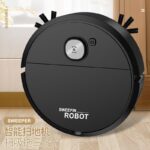 Robô Varredora/Aspirador De Pó  Automática 3 Em 1 Limpeza Doméstica Robótico Inteligente E Silencioso - Imagem 2