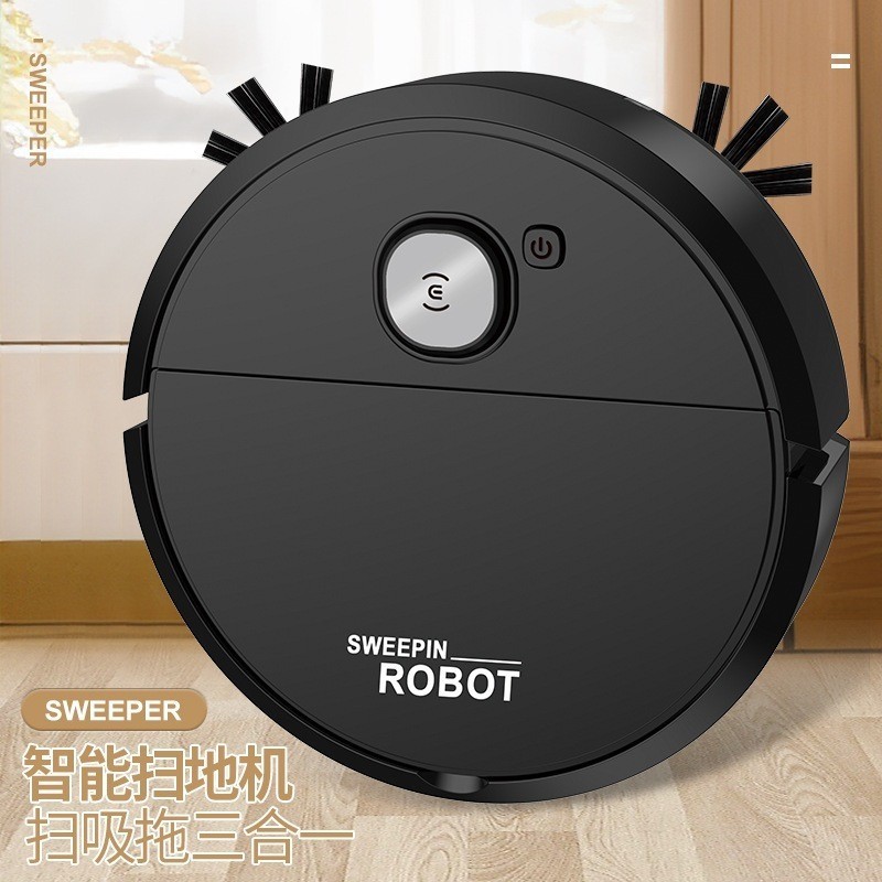 sg-11134201-7rcex-lti1j2a18kgcd1 Robô Varredora/Aspirador De Pó Automática 3 Em 1 Limpeza Doméstica Robótico Inteligente E Silencioso - Imagem 1