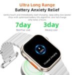 HW9 Ultra Mini 41mm Serie 9 Relogio Inteligente 1,75 Polegadas Smartwatch Original - Imagem 6