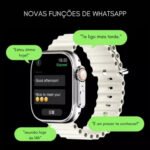 Relogio Microwear Smartwatch U4 Plus Lançamento Gps Responde Mensagem 001 - Imagem 6
