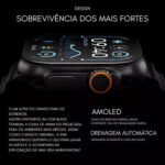 Relogio Microwear Smartwatch U4 Plus Lançamento Gps Responde Mensagem 001 - Imagem 4