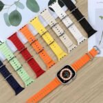 Pulseira Ocean para Smartwatch Apple Watch Series Ultra 49mm Oceano Relógio
