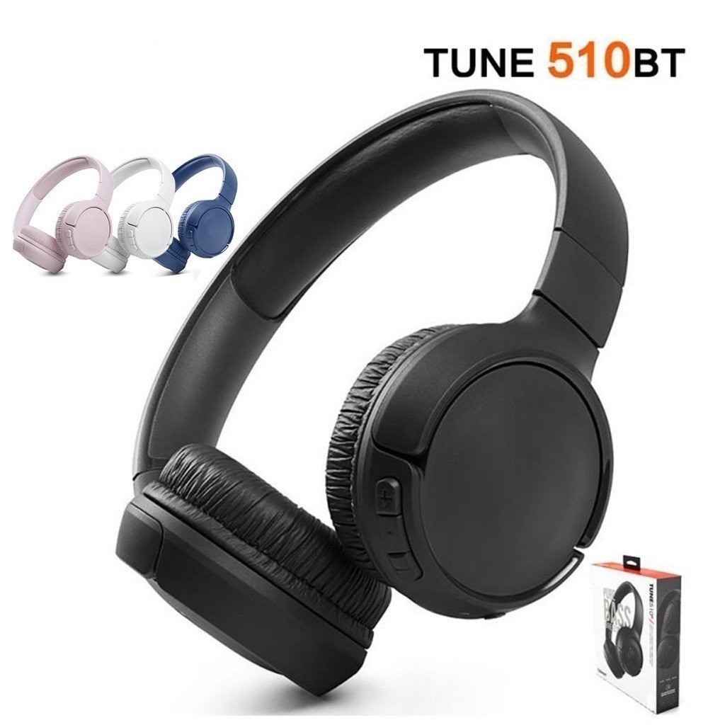 sg-11134201-7rd5v-lvjb8mdl9ym976 Fone De Ouvido Sem Fio T510 BT Bluetooth Cartão De Memória - Imagem 1