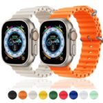Pulseira Ocean para Smartwatch Apple Watch Series Ultra 49mm Oceano Relógio - Imagem 2