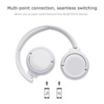 Fone De Ouvido Sem Fio T510 BT Bluetooth Cartão De Memória - Imagem 5