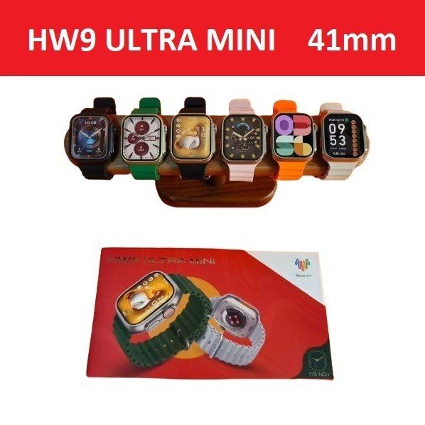 sg-11134201-7rd6y-lvrrask4zpmpae HW9 Ultra Mini 41mm Serie 9 Relogio Inteligente 1,75 Polegadas Smartwatch Original - Imagem 1