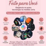 Smartwatch Feminino W10 Mini Series 41mm 8 Pulseiras Tela Amoled Serie 10 Laxasfit 2025 - Imagem 4