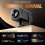 Atualizado Projetor Smart HY320 Android Full HD 1920x1080 Bluetooth Wi-fi - Imagem 2