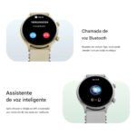 Relógio Inteligente Smartwatch ZW04 Redondo  IP68 Chamadas Bluetooth  Modos Esportivos e Notificações - Imagem 8