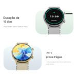 Relógio Inteligente Smartwatch ZW04 Redondo  IP68 Chamadas Bluetooth  Modos Esportivos e Notificações - Imagem 7