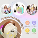 Caixa De Som C/ Microfones Karaokê Brincadeiras em Família k12 - Imagem 6