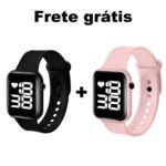 Relógio de Led Pulso Esportivo Watch Relógio digital Adulto e Infantil Esporte Prova água - Imagem 19