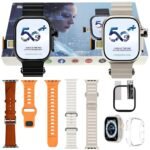 Relogio Smart Watch Ultra 3 5g IA Amoled Serie 10 Camera Chip Original 4 Pulseiras Pelicula Case - Imagem 3