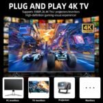 2025 NOVO Vídeo Game Stick M15 Pro 4k 64gb Hdmi Com 2 Controles Sem Fio +20mil Jogos - Imagem 7