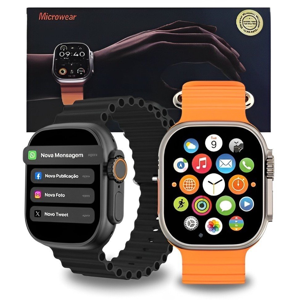sg-11134201-7rfh6-m97fbfjt6xldc1 Smartwatch U9S Ultra Sport NFC Smart Watch ChatGPT Microwear - Imagem 1
