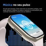 Relógio Smartwatch A10 Mini A Prova D'água Amoled 2 Pulseira - Imagem 5