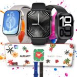 Relógio Smartwatch A10 Mini A Prova D'água Amoled 2 Pulseira