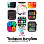 Relógio Smartwatch A10 Mini A Prova D'água Amoled 2 Pulseira - Imagem 7