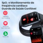 Relógio Smartwatch Haylou Watch 2 Pro Tela 1,85 Pol Original（Preto） - Imagem 8