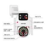Câmera de Segurança Wi-Fi Externa 360° PTZ Full HD 1080P – Visão Noturna Colorida, Áudio, Alarme, IP66, ICSEE fang - Imagem 2