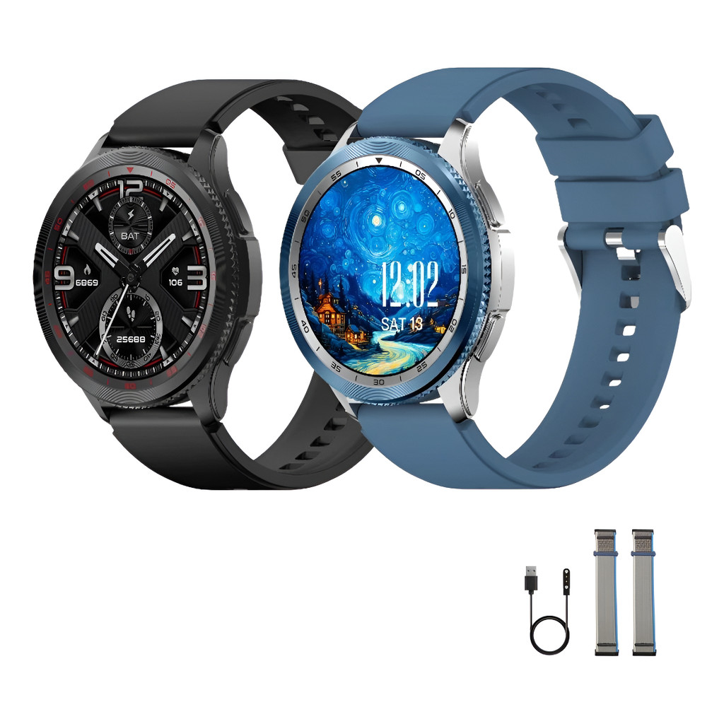 sg-11134201-821fi-mglk0qp5ecjy2b Smartwatch Peje Revo Amoled Pulseira Extra A Prova D'água - Imagem 1