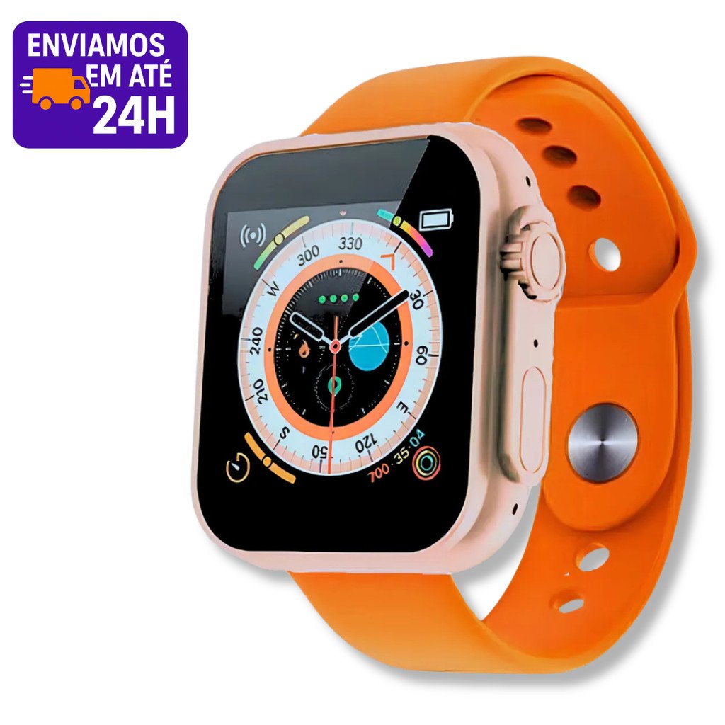 sg-11134201-822xw-mi6fpnjz06iw97 SmartWatch D20 Ultra 40mm Relógio Inteligente Unissex Sport Modelo Ultra - Imagem 1