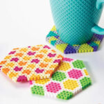 Conjunto Hama Beads 10.000 Pçs 24 Cores 2,6mm E Organizadora Plástico Maleável PixelArt - Imagem 7
