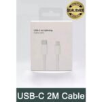 Cabo de iPhone Lightning 20W Usb-C Tipo C  1M/2M USB de Carregamento Rápido/Dados - Imagem 10