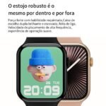 Smart Watch relogio WL X PRO inteligente 46mm series 10 2 Pulseiras BPM  Esportes - Imagem 4