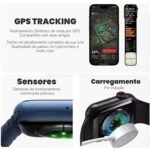 Smart Watch relogio WL X PRO inteligente 46mm series 10 2 Pulseiras BPM  Esportes - Imagem 8