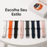 Smartwatch W10 Ultra Mini Com 8 Pulseiras Série 10 Tela AMOLED 41mm - Imagem 5