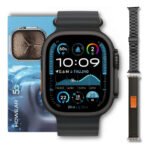 Smartwatch HW Ultra 3 Call 5G com Tela AMOLED 2.2 Câmera GPS 1GB BT Chamadas e Monitor de Saúde - Imagem 2