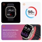 Smartwatch N10 Ultra 2 Relógio Inteligente 49mm Premium com 4 Pulseiras Extras Design Moderno - Imagem 7