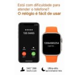 Smartwatch W10 Ultra Mini Com 8 Pulseiras Série 10 Tela AMOLED 41mm - Imagem 4