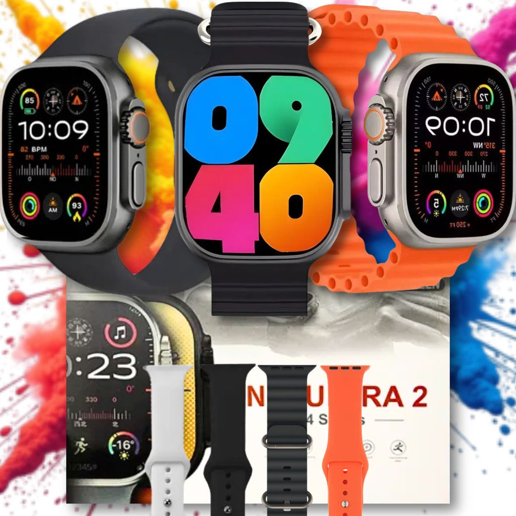 sg-11134201-824ih-mfk3gf5f21osb9 Smartwatch N10 Ultra 2 Relógio Inteligente 49mm Premium com 4 Pulseiras Extras Design Moderno - Imagem 1