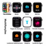 Smartwatch N10 Ultra 2 Relógio Inteligente 49mm Premium com 4 Pulseiras Extras Design Moderno - Imagem 8