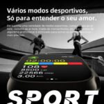 Smartwatch HW Ultra 3 Call 5G com Tela AMOLED 2.2 Câmera GPS 1GB BT Chamadas e Monitor de Saúde - Imagem 6