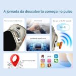 Relógio Smartwatch HW Ultra 2 Call5G Tela AMOLED 2.2 Chip Integrado GPS 16GB Armaz Bluetooth e Saúde - Imagem 3