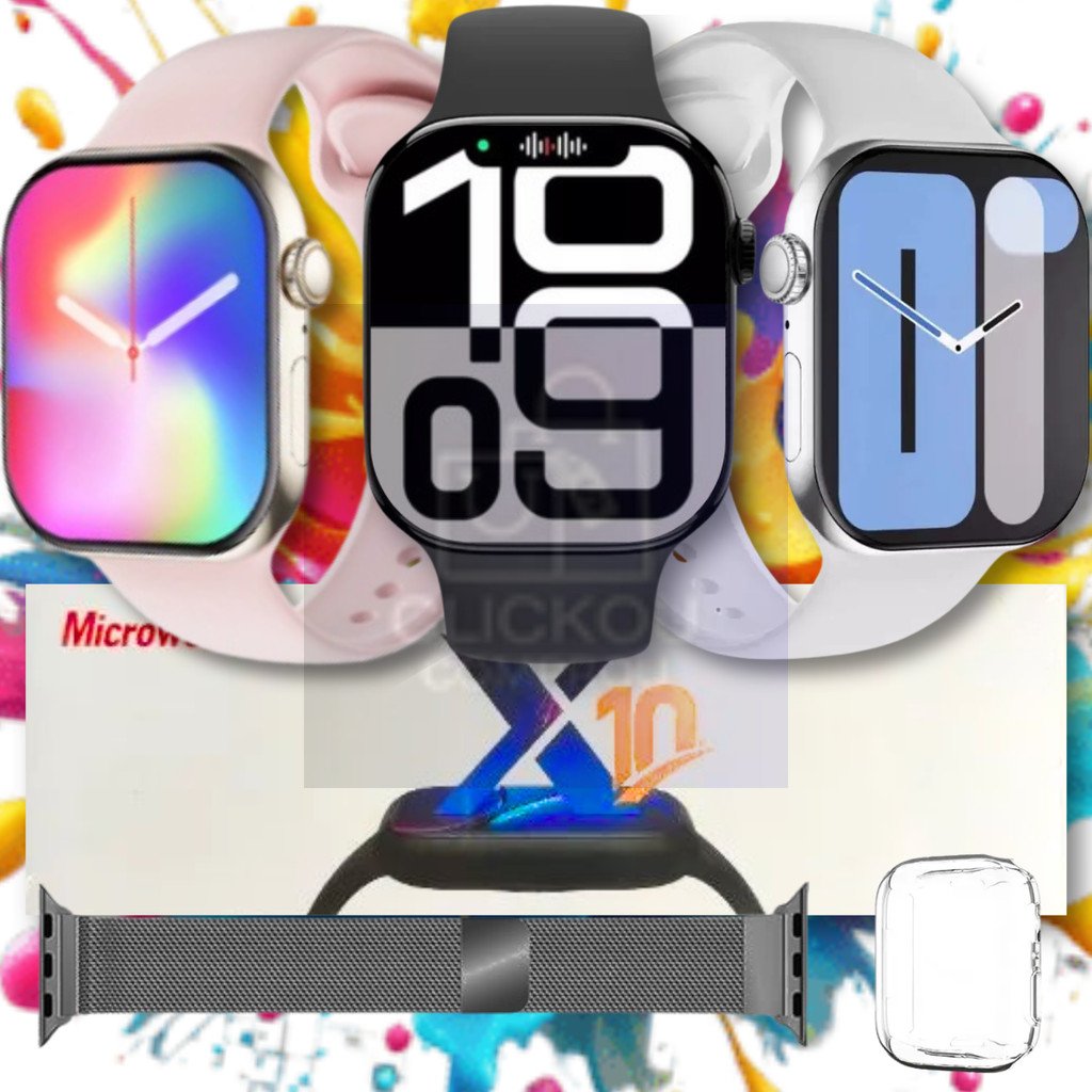 sg-11134201-824j8-mfe5qe2zvdam11 Smartwatch S10 Microwear Série 10 Relógio Inteligente CHAT GPT 47mm MODELO 2025 - Imagem 1