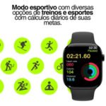 Smartwatch Watch X Serie 10 Tela Amoled Masculino Feminino Chatgpt Gps Lançamento 2024 - Imagem 8