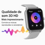 Smartwatch ZW01 com 2 Pulseiras Originais e Mais 1 Magnética - Imagem 3
