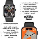 Smartwatch Watch X Serie 10 Tela Amoled Masculino Feminino Chatgpt Gps Lançamento 2024 - Imagem 6