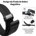 Smartwatch ZW01 com 2 Pulseiras Originais e Mais 1 Magnética - Imagem 7